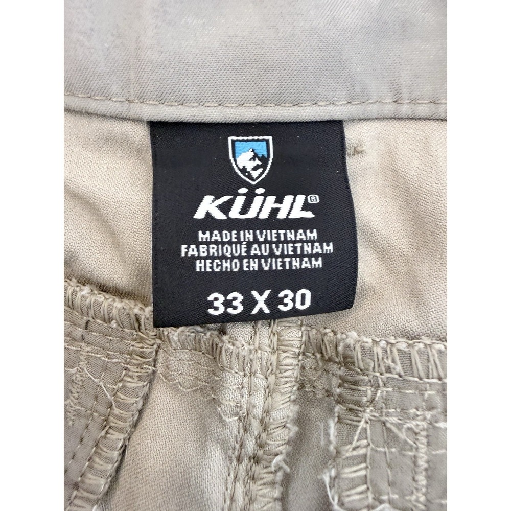 Kuhl Resistor Lite Chino Pants Men's 33x30 (fits 33x28) Khaki Stretch - Picture 5 of 7